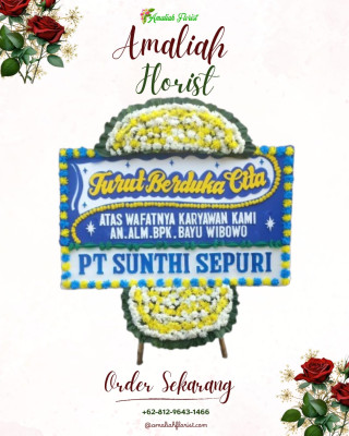 Papan Bunga Duka di Nunggawi